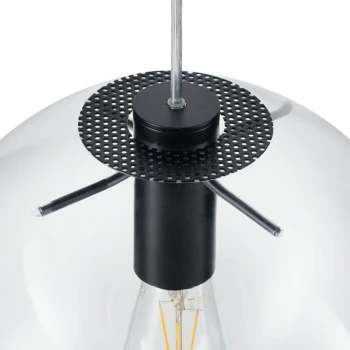 Lampa wisząca TONDA czarna 30 cm - ST-8722P-M black - Step Into Design